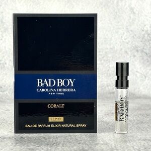 🌟$5🌟 Carolina Herrera Bad Boy Cobalt Elixir Men's Fragrance Sample